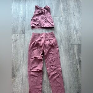 Alphalete Mauve Workout Set